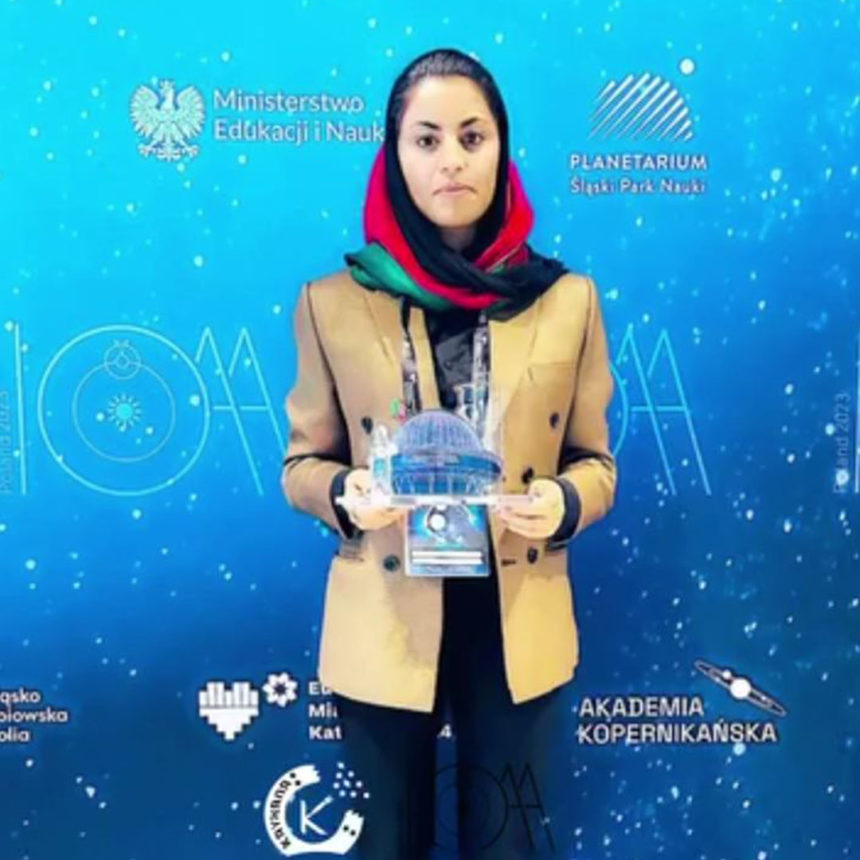 نماینده‌ی افغانستان در المپیاد بین‌المللی اخترشناسی برنده مقام نخست شد