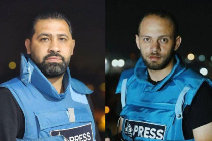 کشته‌شدن دو خبر‌نگار فلسطینی در پی یک حمله‌ی هوایی اسراییل بر نوار غزه