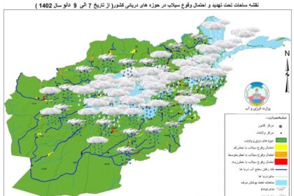 وزارت انرژی و آب طالبان از احتمال بارش باران و برف در چندین استان کشور خبر داد